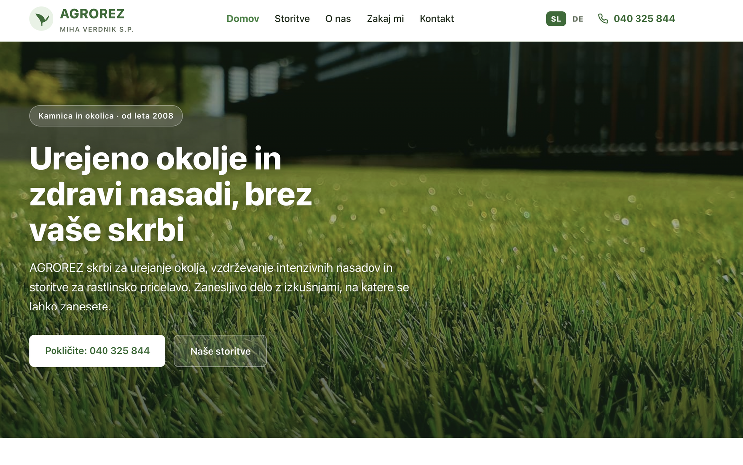 Predogled spletne strani agrorez.si